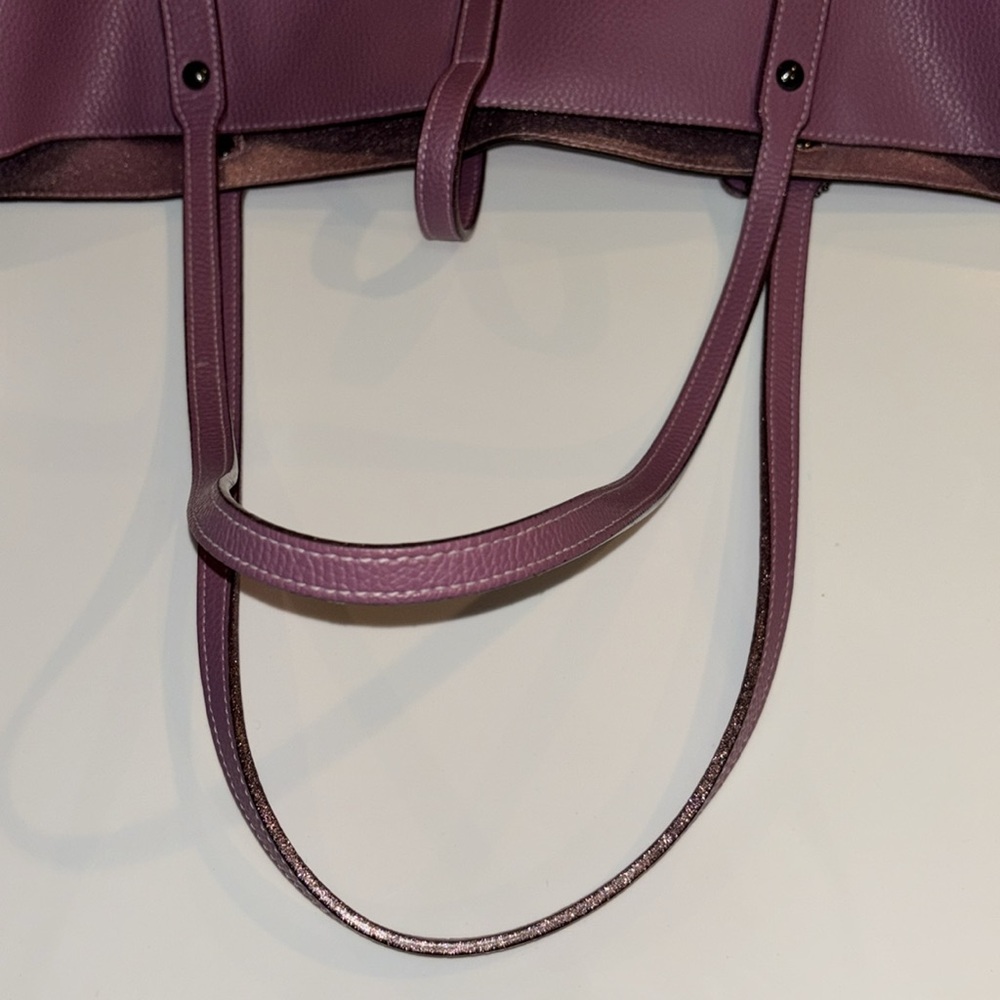 Coach Market Pink Glitter Turnlock Tote Bag - Picture 9 of 16
